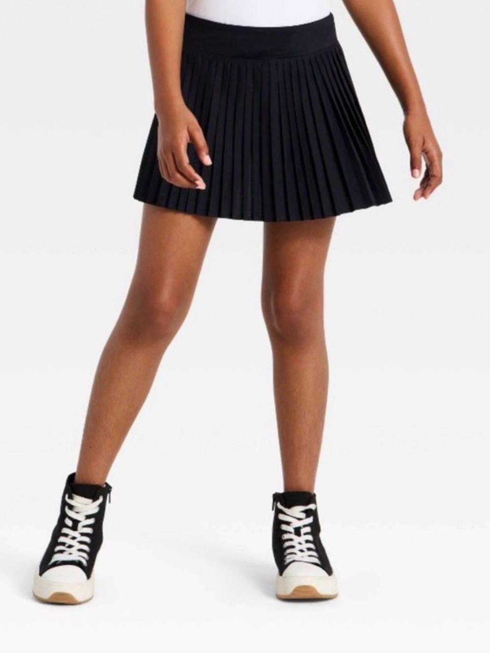 Art Class Classic Black Pleated Skirt - Girls